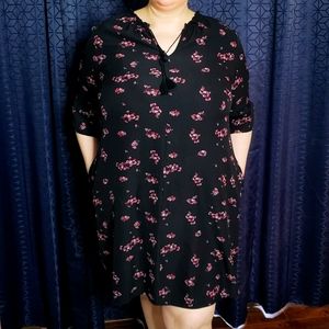 🌷 Floral Shift Dress